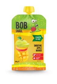 Bob Snail пюре смузі яблуко-манго 200г 7033 П (4820219347033)