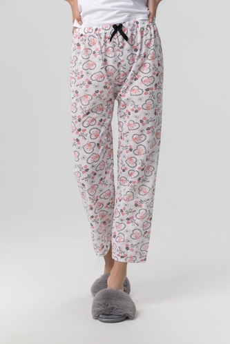 Фото Пижамные брюки женские KESIMOGLU Love 2XL Розовый (2000990121240А)