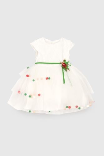 Фото Платье нарядное для девочки Atabey 4326 110 см Белый (2000990155429W)(NY)(SN)