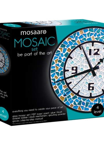 Фото Скляна мозаїка Round clock Mosaaro MA4001 (5903858961569)