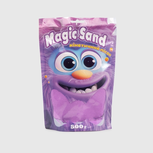 Фото Кінетичний пісок "Magic sand в пакеті" STRATEG 39403-4 Фіолетовий (4823113865177)