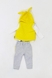 Костюм для дівчинки (жилет,реглан,штани) ALISA 941 68 Жовтий (2000903669968D) Фото 2 з 3