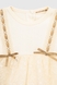 Бодi-сукня святкова Mini born 3329 56 см Бежевий (2000990265067A) Фото 3 з 10