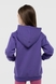 Худі з принтом для дівчинки Ecrin 4706 122 см Фіолетовий (2000990221957D) Фото 4 з 13