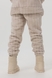 Костюм для дівчинки (реглан+штани) MAGO T358 152 см Бежевий (2000989918806W) Фото 9 з 22