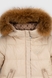 Куртка зимова для дівчинки Feiying J-07 98 см Бежевий (2000989629221W) Фото 18 з 29