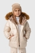 Куртка зимова для дівчинки Feiying J-07 98 см Бежевий (2000989629221W) Фото 5 з 29