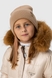 Куртка зимова для дівчинки Feiying J-07 98 см Бежевий (2000989629221W) Фото 11 з 29