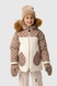 Куртка зимняя для девочки Feiying J-07 98 см Бежевый (2000989629221W) Фото 7 из 29