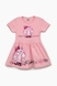 Сукня для дівчаток з принтом Baby Show 16151 116 Рожевий (2000989457183S) Фото 1 з 3