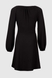 Сукня однотонна жіноча 653 50 Чорний (2000990350770D) Фото 11 з 12