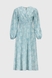 Платье с узором женское 2407 S Бирюзовый (2000990450562D) Фото 7 из 11