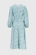 Сукня з візерунком жіноча 2407 S Бірюзовий (2000990450562D) Фото 10 з 11
