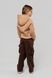 Штани карго для дівчинки Yekipeer C09-1 110 см Коричневий (2000989745921S) Фото 5 з 12