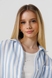 Сорочка з візерунком для дівчинки LocoLoco 9129 158 см Біло-блакитний (2000990486660D) Фото 4 з 15