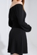 Сукня однотонна жіноча 653 50 Чорний (2000990350770D) Фото 6 з 12