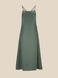 Сукня однотонна жіноча LAWA WTC02367 XL Оливковий (2000990565594S) Фото 7 з 13