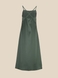 Сукня однотонна жіноча LAWA WTC02367 XS Оливковий (2000990565556S) Фото 9 з 13