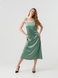 Сукня однотонна жіноча LAWA WTC02367 XS Оливковий (2000990565556S) Фото 1 з 13