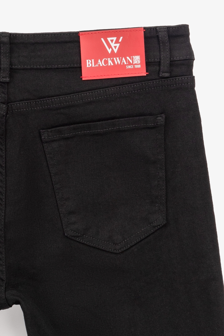 Фото Джинси Slim Fit чоловічі Blackwan BW-309 38 Чорний (2000990719423D)