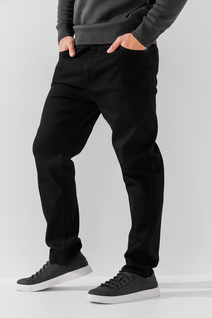 Фото Джинси Slim Fit чоловічі Blackwan BW-309 38 Чорний (2000990719423D)