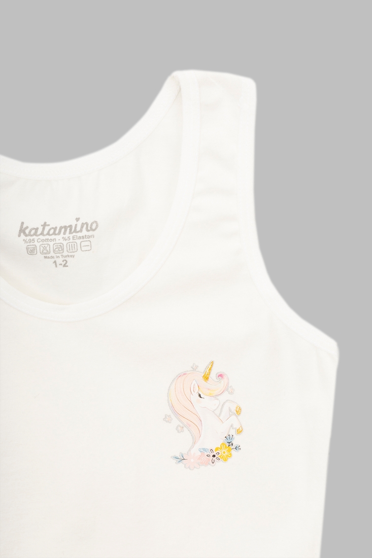 Фото Комплект білизни для дівчинки Katomino K128387 134-140 см Молочний (2000990444981A)