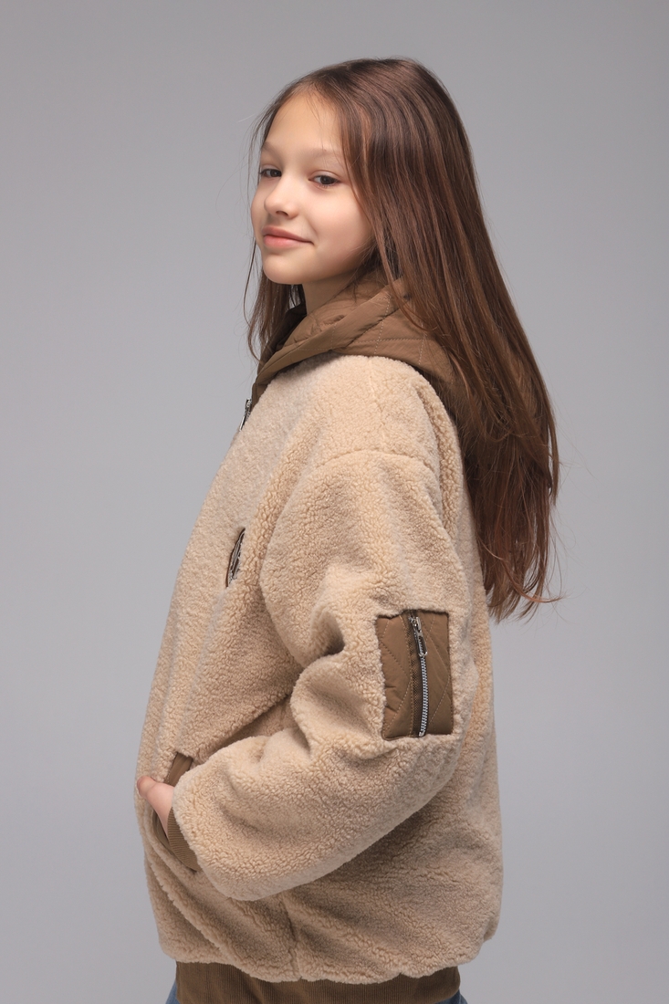 Фото Куртка для дівчинки демісезонна XZKAMI 8522456 140 см Кавовий (2000989344575D)