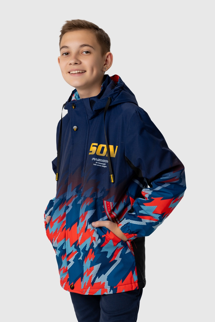 Фото Куртка для хлопчика YY8637 122 см Червоний (2000989888703D)