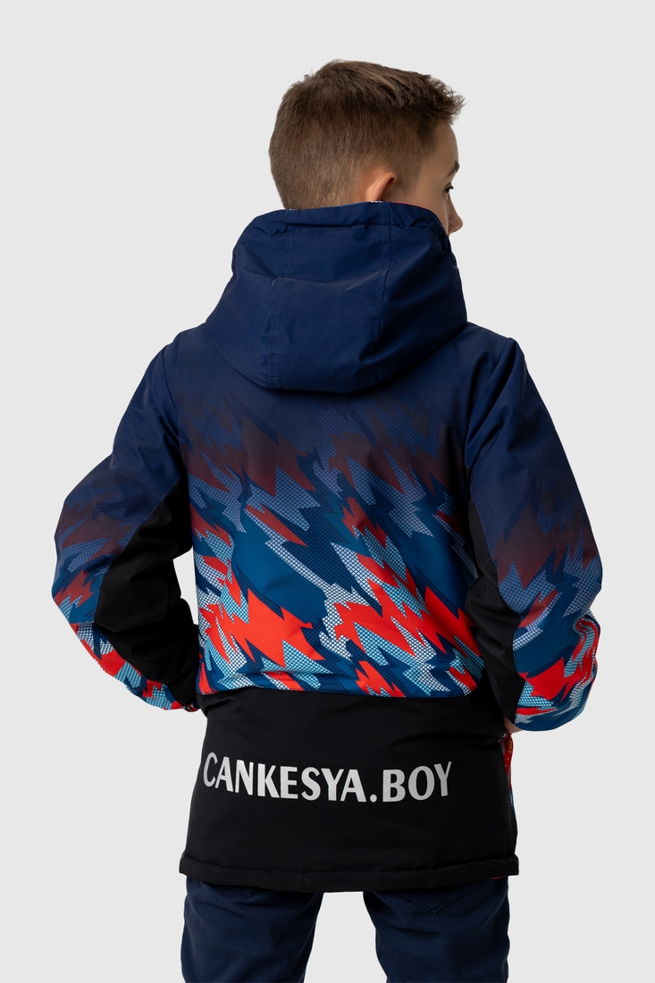 Фото Куртка для хлопчика YY8637 140 см Червоний (2000989888734D)