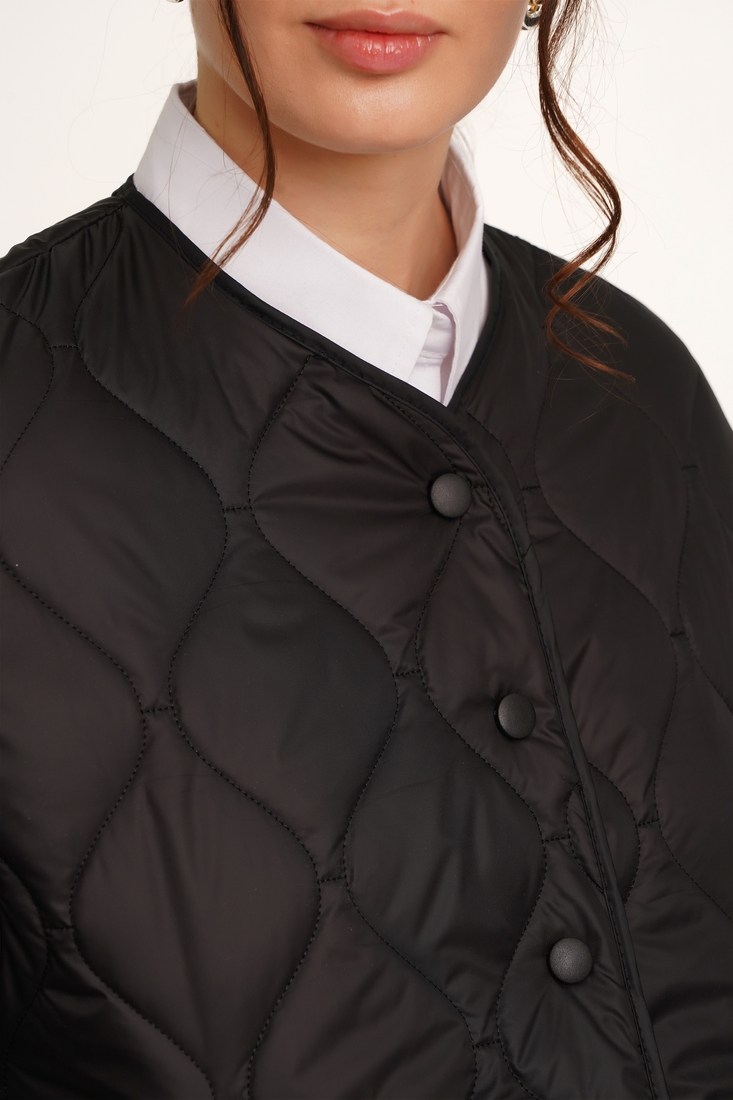 Фото Куртка однотонна жіноча LAWA WBC02359 XL Чорний (2000990401656D)(LW)