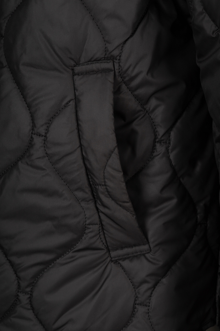 Фото Куртка однотонна жіноча LAWA WBC02359 XS Чорний (2000990401618D)(LW)