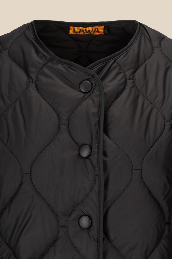 Фото Куртка однотонная женская LAWA WBC02359 XL Черный (2000990401656D)(LW)