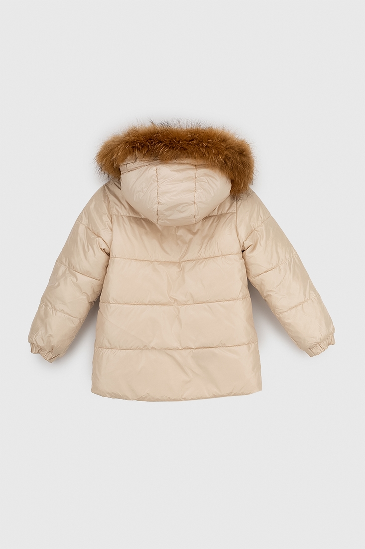 Фото Куртка зимняя для девочки Feiying J-07 98 см Бежевый (2000989629221W)