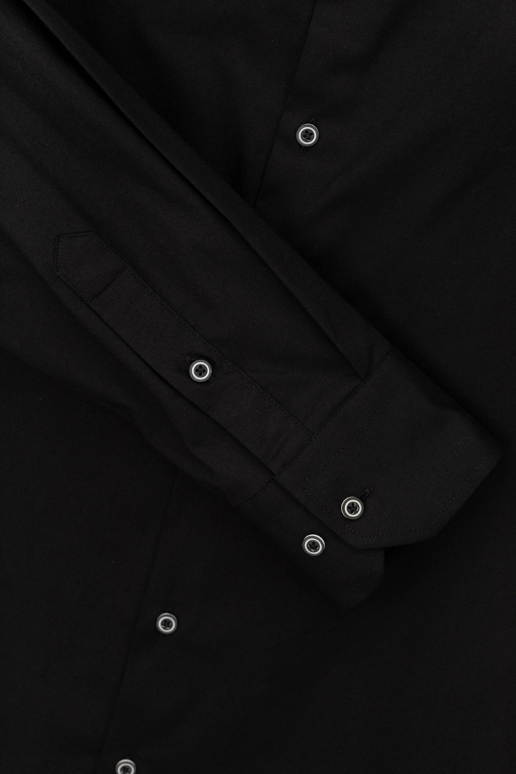 Фото Рубашка классическая однотонная мужская Redpolo 3809 6XL Черный (2000989981657A)