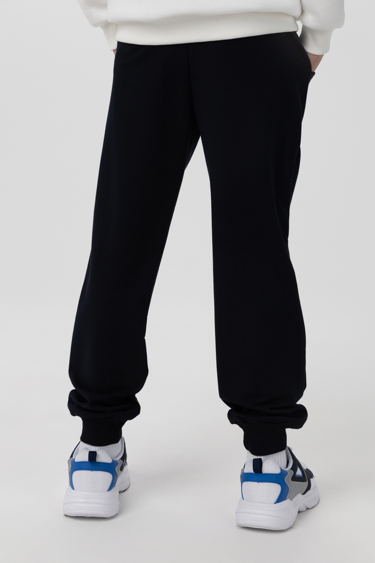 Фото Спортивные штаны с принтом для мальчикаDeniz 610 164 см Темно-синий (2000990123916D)