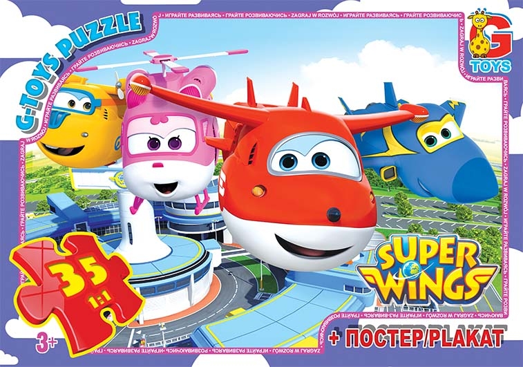 Пазлы ТМ "G-Toys" из серии "Супер крылья" UW235 (4824687639942)