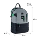 Рюкзак підлітковий для хлопчика KITE K24-876L-1 Сіро-чорний (2000990667724A) Фото 2 з 10