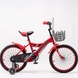 Велосипед дитячий AMHAPI YM-100-4 18" Червоний (2000989609568) Фото 4 з 8