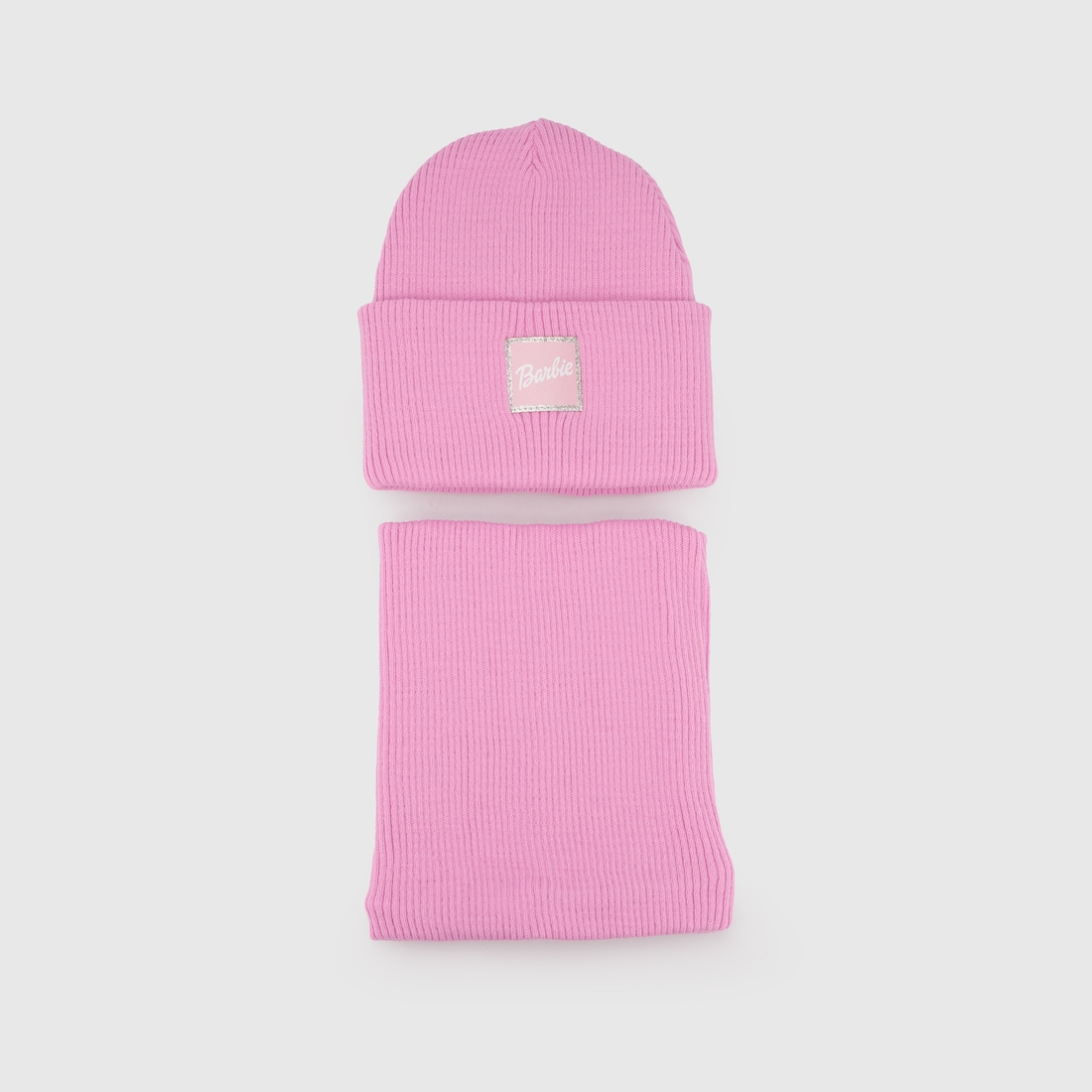 Фото Набор шапка+снуд для девочки Talvi БАРБИ One Size Розовый (2000990194442D)