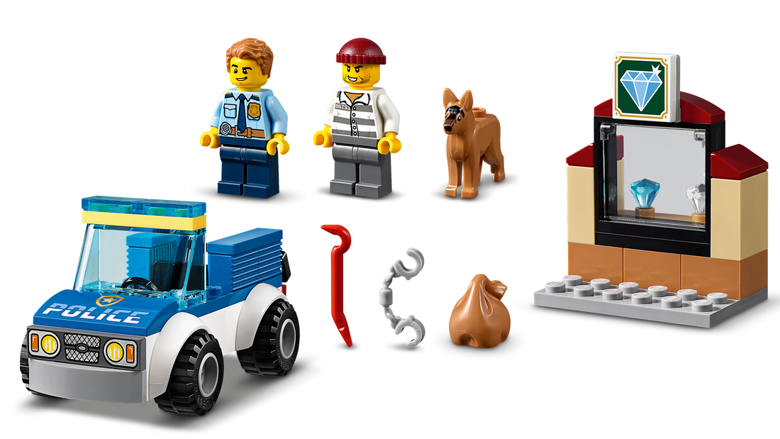 Фото Конструктор LEGO City Полицейский отряд с собакой (60241)