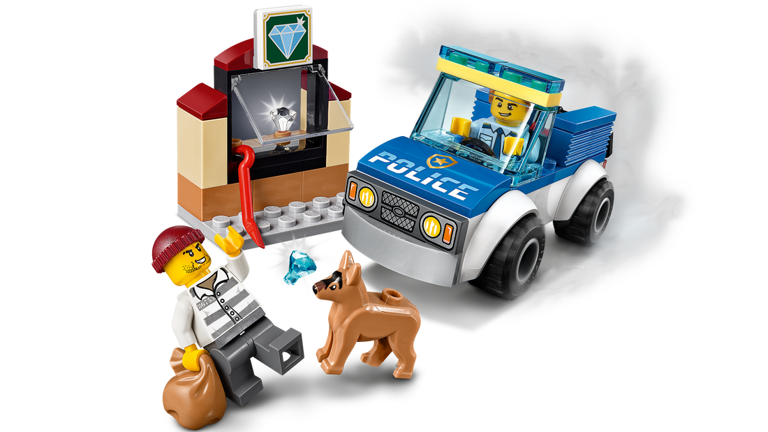 Фото Конструктор LEGO City Поліцейський загін з собакою (60241)