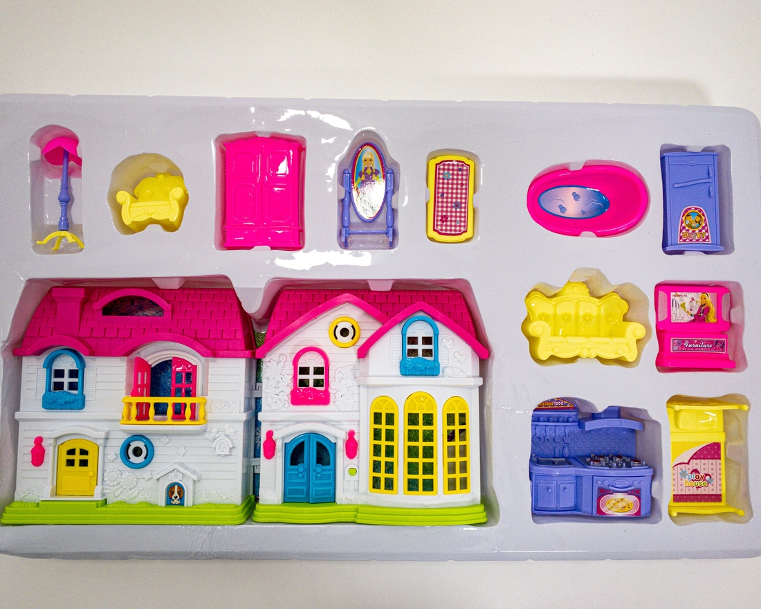 Фото Ляльковий будиночок з меблями Happy Family 1 319 зі світловими та звуковими ефектами
