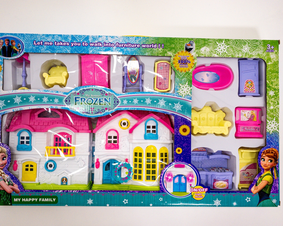 Фото Ляльковий будиночок з меблями Happy Family 1 319 зі світловими та звуковими ефектами
