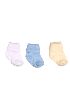 Набір з 3-х пар шкарпеток хлопчик B120/М 0-6 місяців Різнокольоровий (2000902538845)