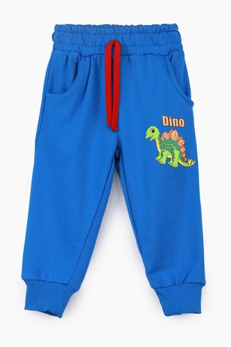 Фото Спортивні штани еврозима з принтом для хлопчика Atabey 4168.0 104 см Синій (2000989496304)