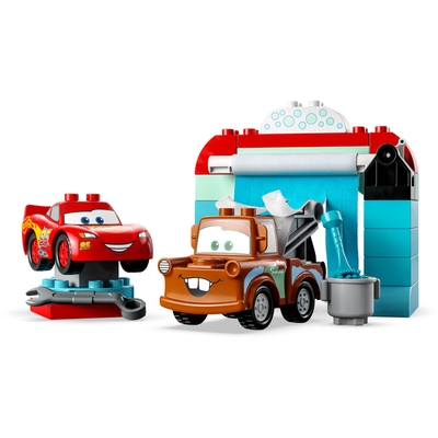 Конструктор LEGO DUPLO Розваги Блискавки МакКвіна й Сирника на автомийці 10996 (5702017417790)