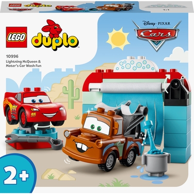 Конструктор LEGO DUPLO Развлечения Молнии МакКвина и Сырника на автомойке 10996 (5702017417790)