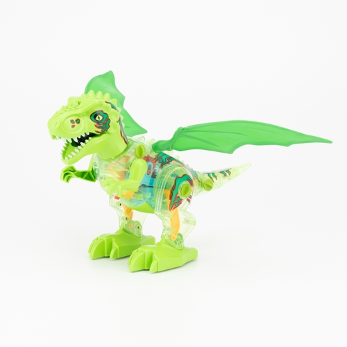 Фото Іграшка Динозавр MEIGAOFAN 22111 зі світловими та звуковими ефектами Салатовий (2000989832676)