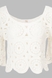 Блуза однотонная женская 106 One Size Белый (2000990337689S) Фото 10 из 13