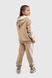 Костюм для дiвчинки ANGELOS 1035 худі+штани 140 см Бежевий (2000990148117W) Фото 4 з 20